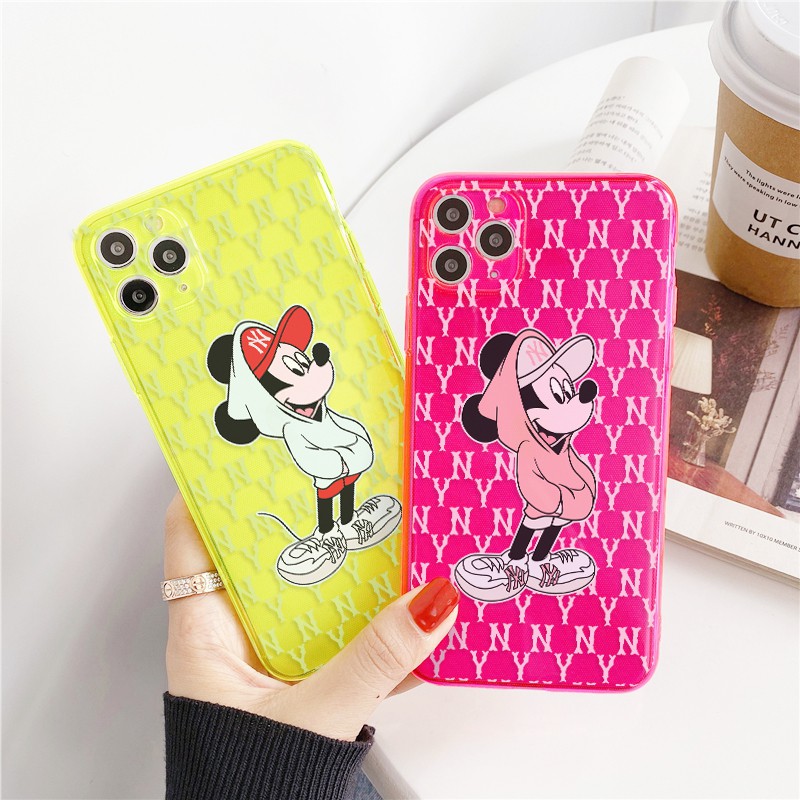 Ốp lưng iphone Mickey neon dẻo mềm 5/5s/6/6plus/6s/6splus/7/7plus/8/8plus/x/xr/xs/11/12/pro/max/plus/promax | BigBuy360 - bigbuy360.vn