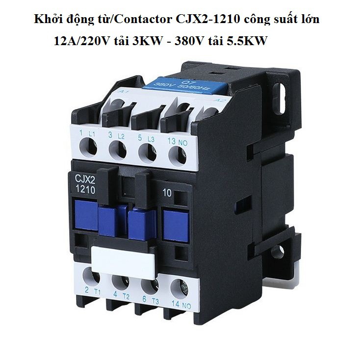 Khởi động từ/Contactor - khởi động từ 1 pha,3pha công suất tải 12A/18A/25/32A từ 0 - 15KW