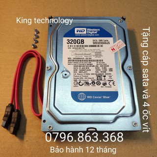 Ổ cứng 320gb sata hard disk drive hdd desktop 3.5" hàng qua sử dụng
