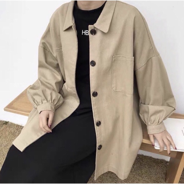 FREESHIP 50K - Áo Khoác KAKI SIMPLE JACKET Nam, Nữ Unisex-AKKKFROMRONG