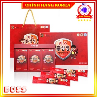 Nước Hồng Sâm Baby Sanga, Hộp 30 gói - Hồng Sâm Hàn Quốc Cho Bé - Korea Boss