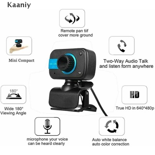 Webcam Usb Hd Kaaniy Có Micro Cho Pc Laptop