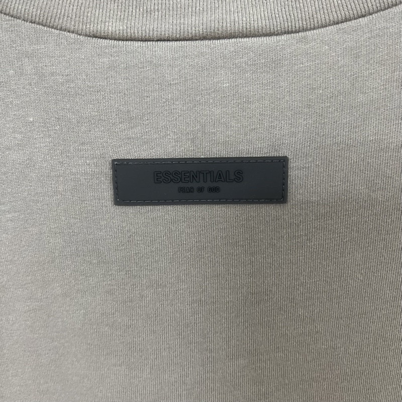 Áo và quần Fear Of God FOG Essentials SS22 Desert Taupe bản cao cấp, Set đồ FOG Essentials in nhung