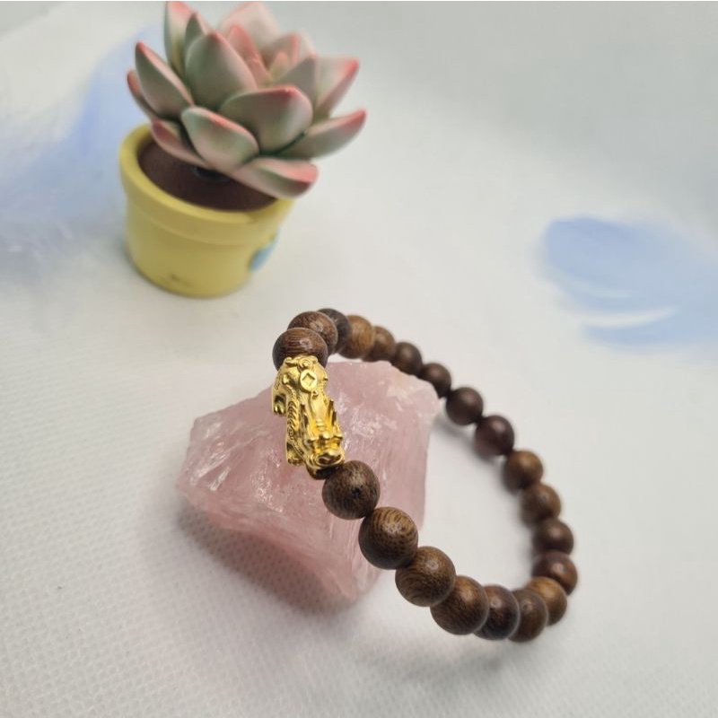 Vòng Trầm Hương 8li Mix Tỳ Hưu - N4