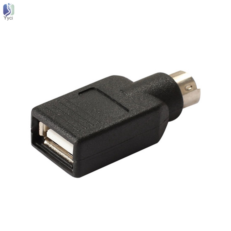 Bộ Chuyển Đổi Usb Sang Ps2 Ps / 2 Cổng Cho Chuột / Bàn Phím / Chuột / Máy Tính Màu Đen