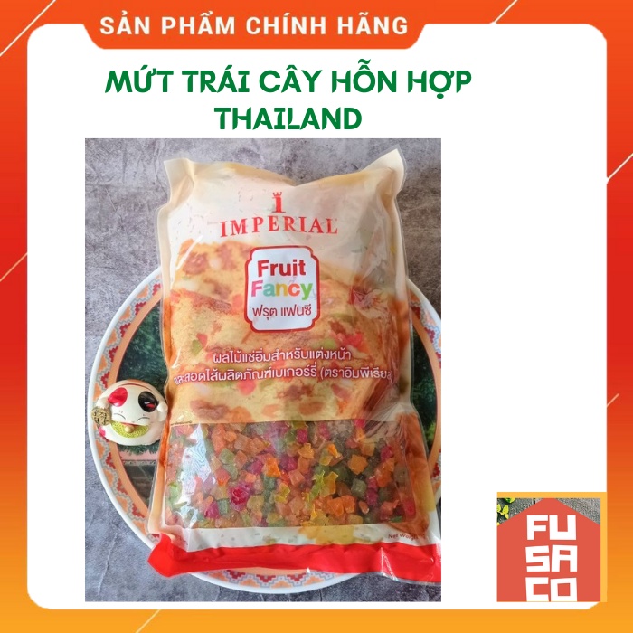 Mứt trái cây tổng hợp Thái Lan Fruit Fancy IMPERIAL - Gói 100gr