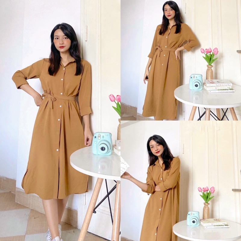 váy sơ mi dài tay | BigBuy360 - bigbuy360.vn