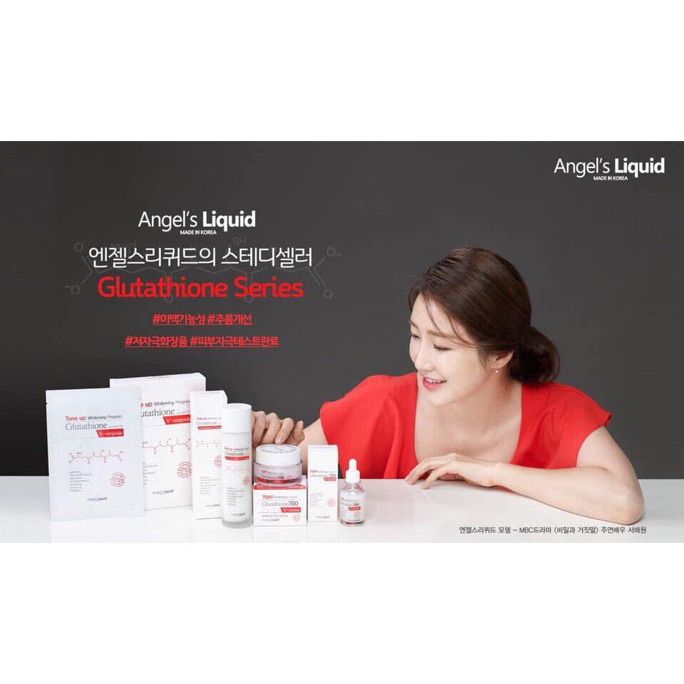 Kem Angel liquid 7 day light SPF 50 50gr Hàn quốc, lên tone, trắng da 7 ngày