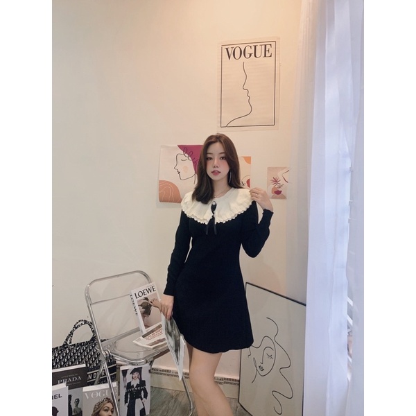 Váy len cổ bèo - Follow Me