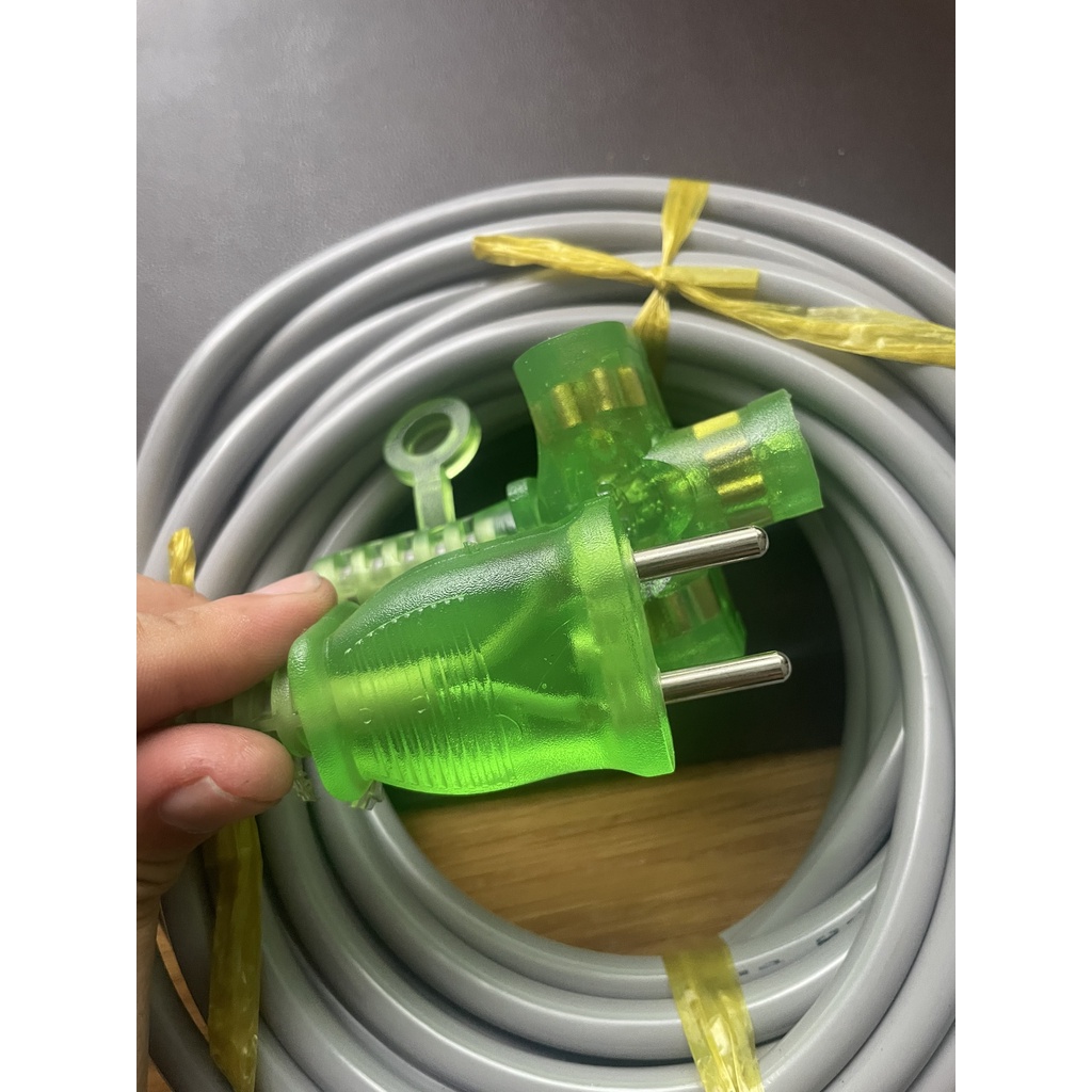 DÂY ĐIỆN ĐÚC LÕI ĐIỆN 2X2.5 ĐÚC LIỀN Ổ PHÍCH CAO SU SIÊU BỀN
