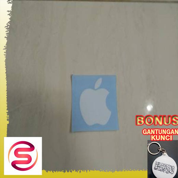 Miếng Dán Trang Trí Laptop / Xe Hơi Họa Tiết Logo Apple Kích Thước 4cm