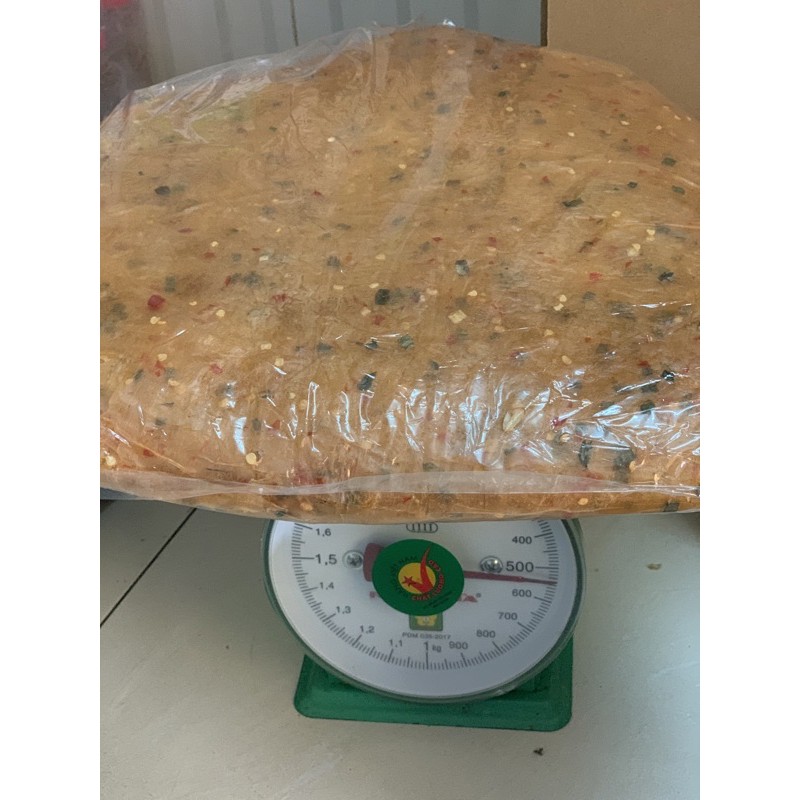 0.5kg bánh tráng dẻo Ớt Cay đặc sản Tây Ninh loại 1, cay, mềm, ngon! Ăn chay được