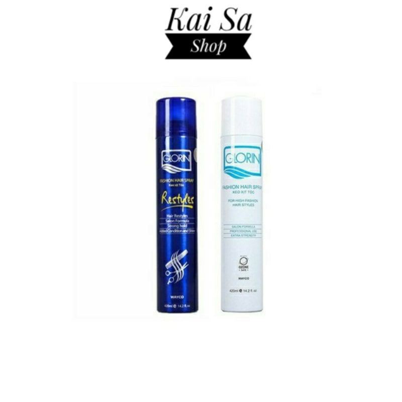 KEO XỊT TÓC MỀM GLORIN - Fashion Hair Spray 420ml