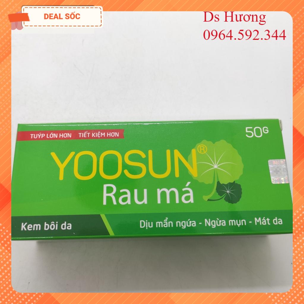 Kem Ngừa Mụn, Ngừa Thâm Yoosun Nghệ 25g , Rau Má 25g &50g, Yoosun Acnes
