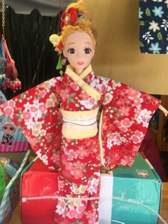 Yukata búp bê Bjd 30cm