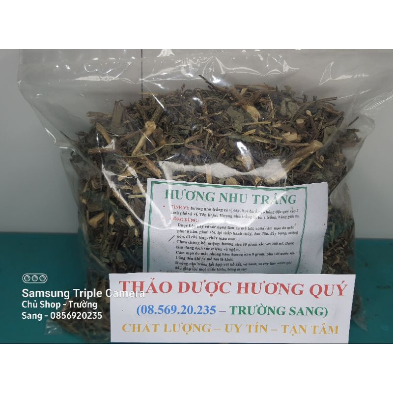 1Kg Hương Nhu Trắng Khô, Sạch, Loại 1