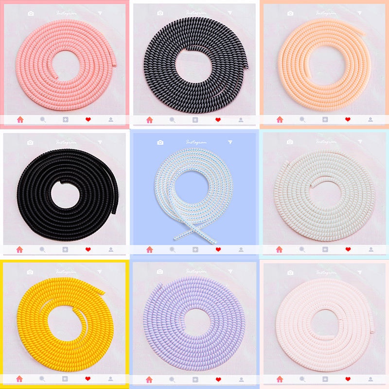 Dây quấn bảo vệ cáp sạc / tai nghe cho Vivo / Huawei / Oppo / Xiaomi / Apple