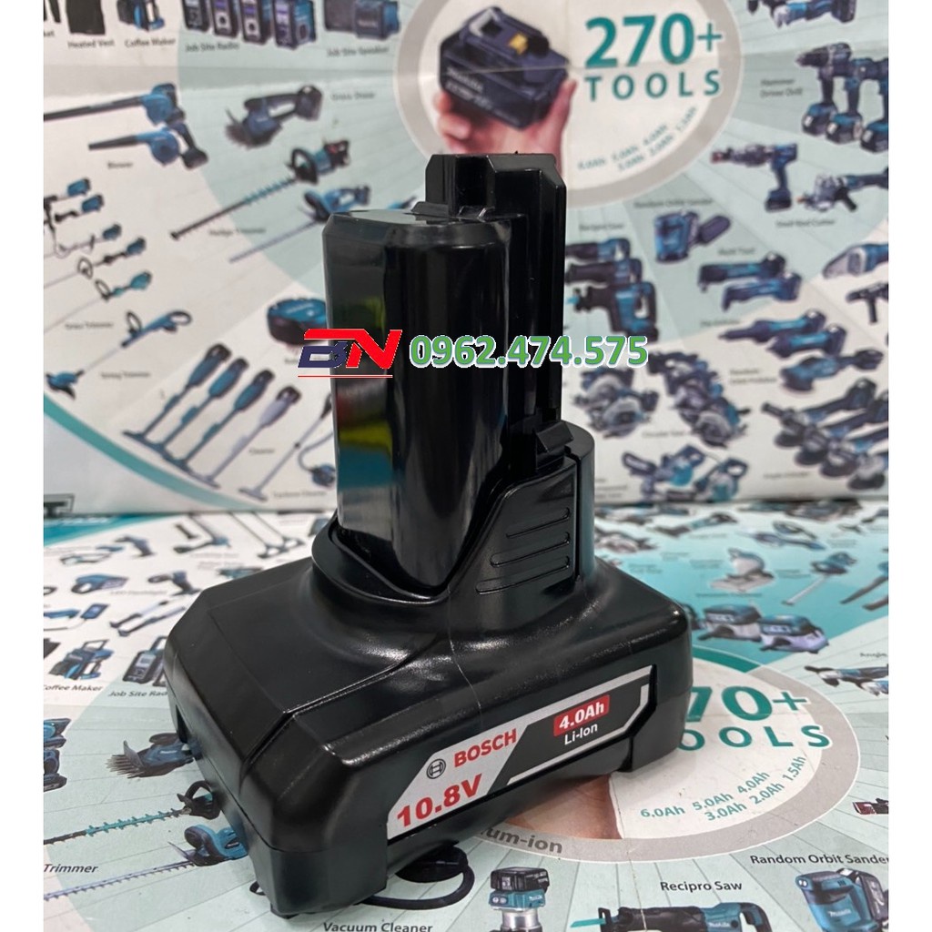 Pin Bosch đóng 10.8V 12V 5000mah Li-ion nhận sạc zin.