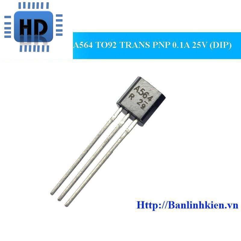 A564 TO92 TRANS PNP 0.1A 25V (DIP) (5c) zin HD1