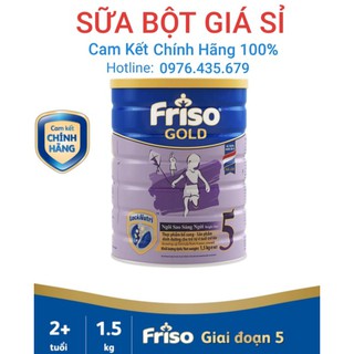 Sữa Bột Friso Gold 5 1500g. Date 2022