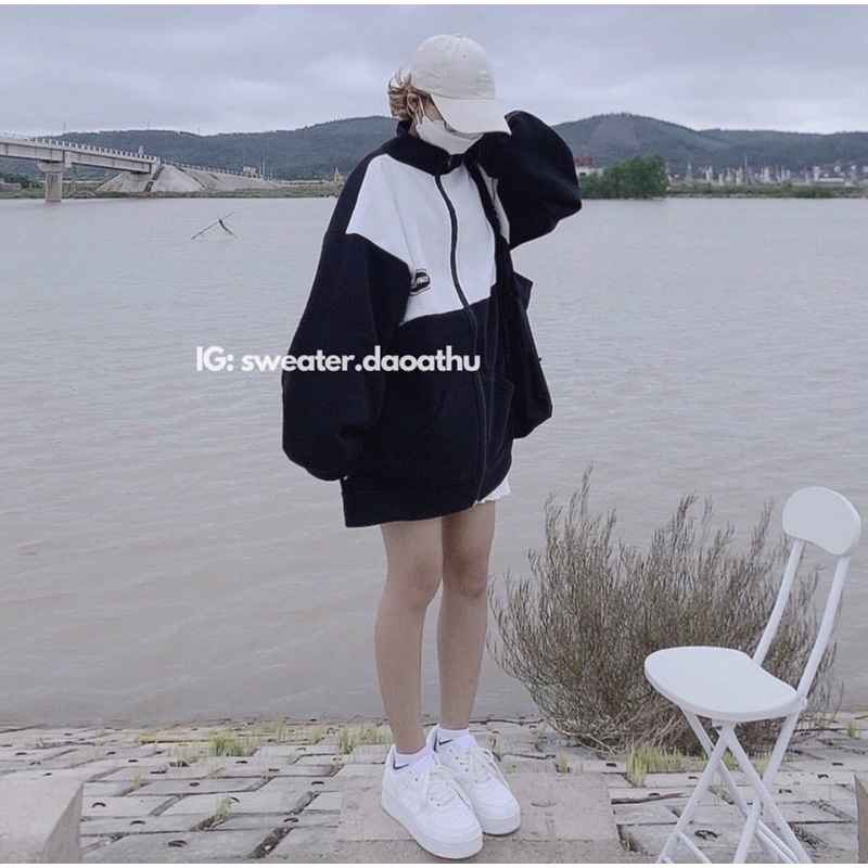 [ ẢNH THẬT ] ÁO KHOÁC KEEP PALY PHỐI MÀU FORM RỘNG TAY BỒNG | BigBuy360 - bigbuy360.vn