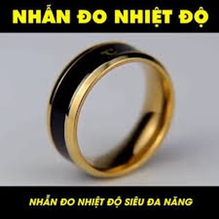Nhẫn cảm biến nhiệt - Nhẫn thời trang hiển thị nhiệt độ cơ thể