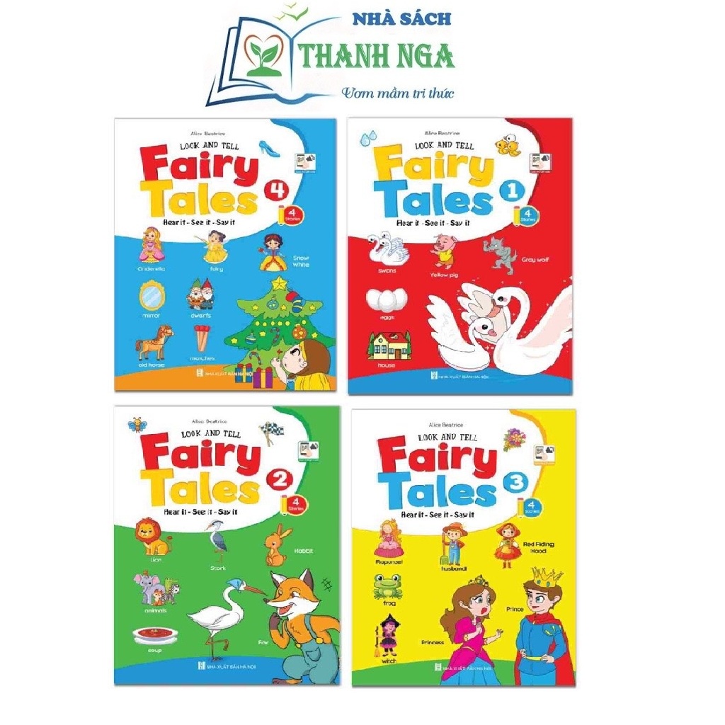 Sách - Look and Tell- Fairy Tales (Truyện Tranh Tư Duy Tiếng Anh)