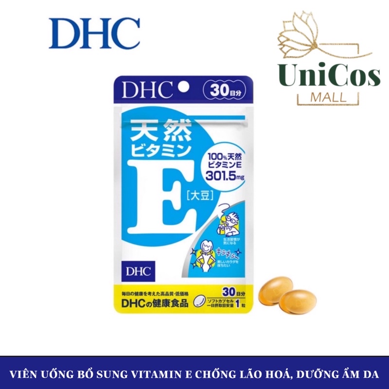 Viên uống DHC Bổ sung Vitamin E Nhật Bản 30 ngày