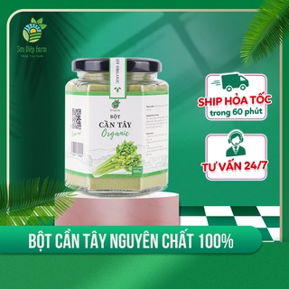 Bột cần tây organic nguyên chất 100% từ Đà Lạt - Bột cân tây detox  - thanh nhiệt cơ thể, đẹp da - Sơn Diệp Farm