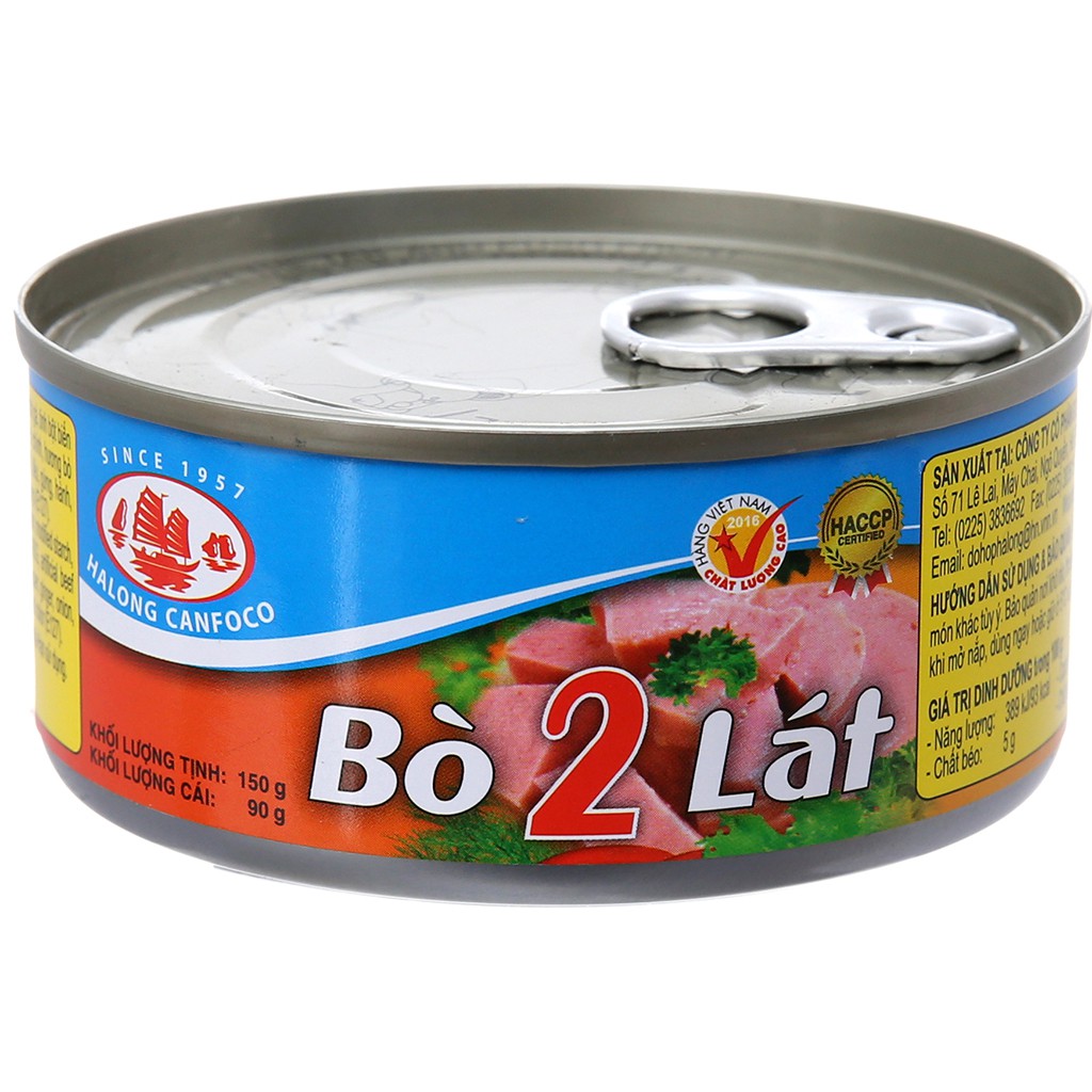 Bò / Heo hai lát Hạ Long hộp 150g