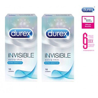 BCS Siêu Mỏng – Durex Invisible Extra Thin 10s