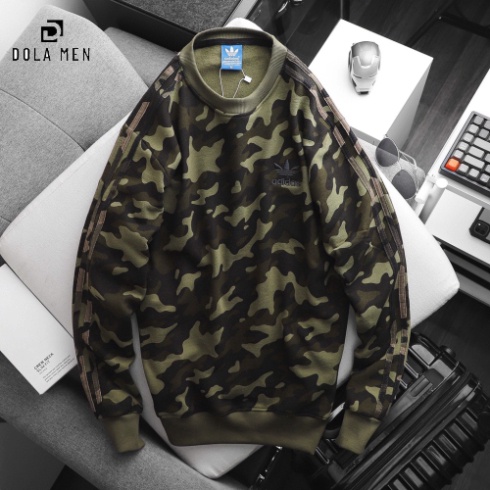 Áo Thun dài tay Sweater Nỉ Thu Đông Adidas 3 Sọc UNISEX - 5 MÀU