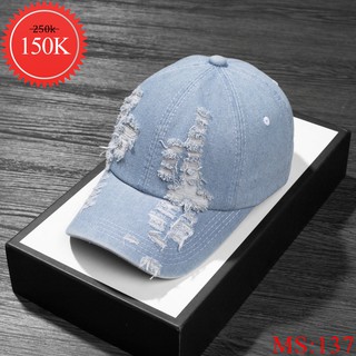 Nón lưỡi trai Jean Rách Trước nam nữ MrCAPs freesize, full hộp màu xanh
