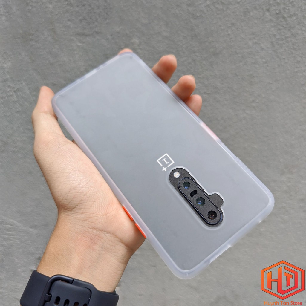 Ốp lưng Oneplus 7 Pro , 7T Pro , 8T trong nhám viền màu