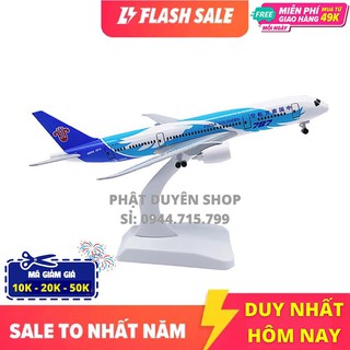 Máy bay mô hình kim loại 20cm