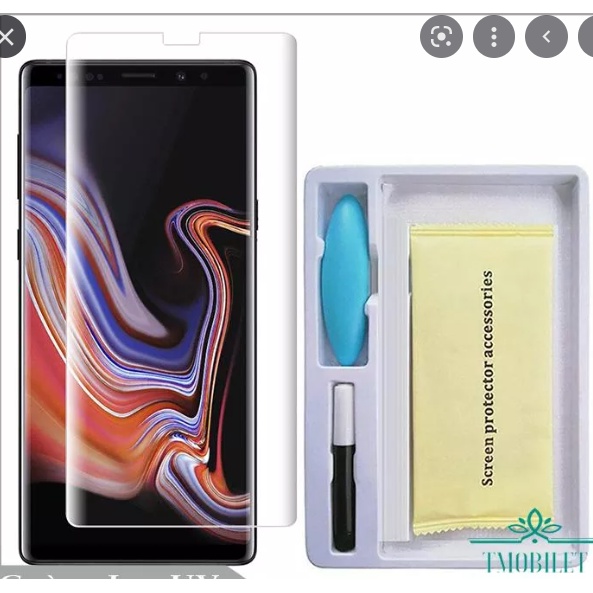 Dán kính cường lực + keo UV cho Samsung Galaxy Note 20, Note 20 Ultra - Full màn hình