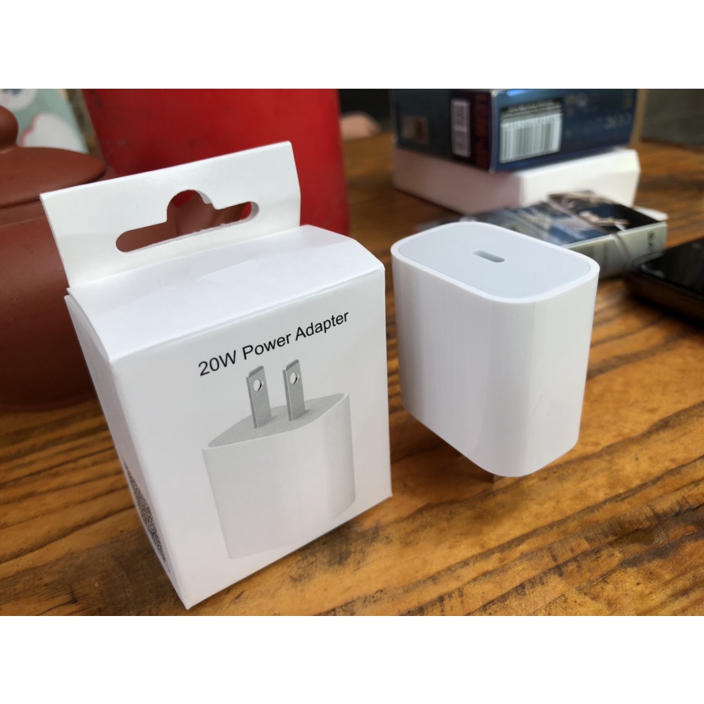 củ sạc nhanh Promax 20W chân dẹp, cóc xạc PD chân dây cáp Type-c ra IP