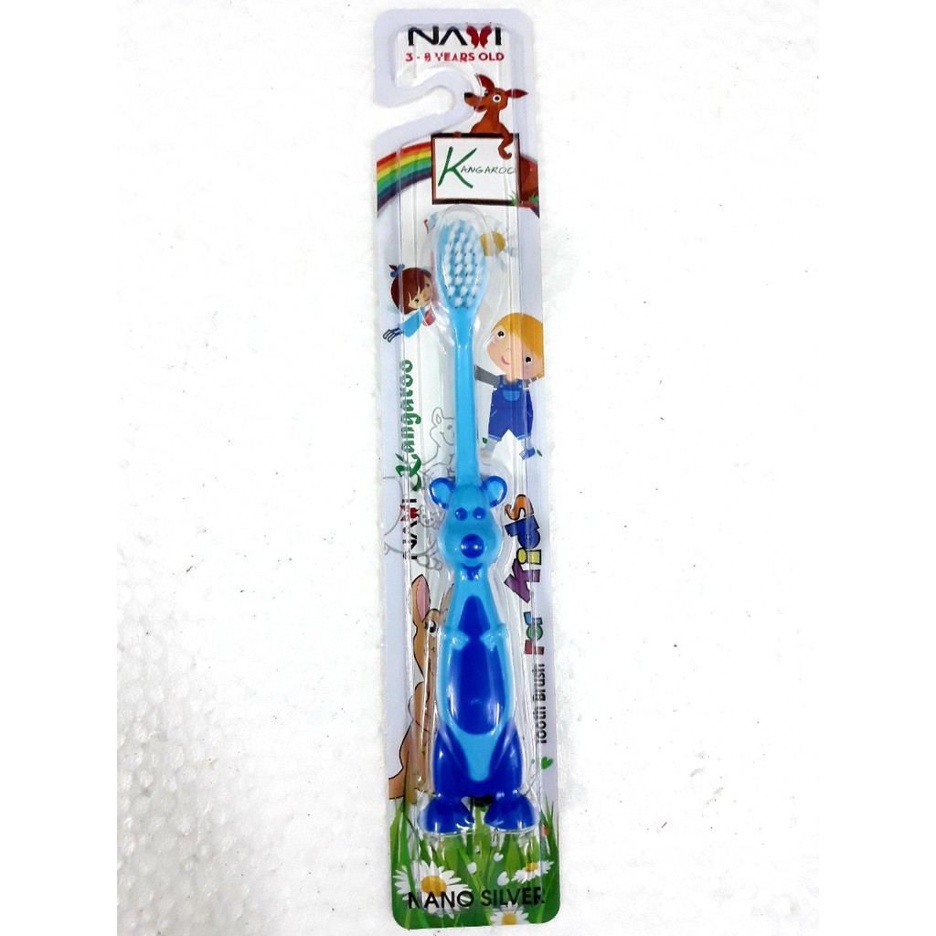 1 Cây Bàn Chải Trẻ Em NAVI Fof Kids BCK02 Kangoroo (Giao màu ngẫu nhiên)