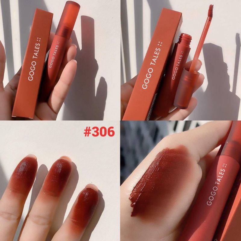 [Mã COS1901 hoàn 8% xu đơn 250K] Son Kem Air Velvet Lip Gloss GogoTales Chính Hãng