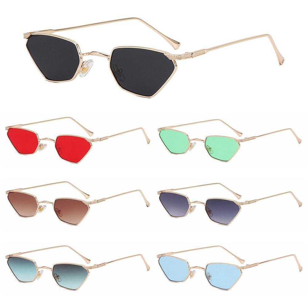 Kính Mát Mắt Mèo Gọng Kim Loại Chống Tia UV400