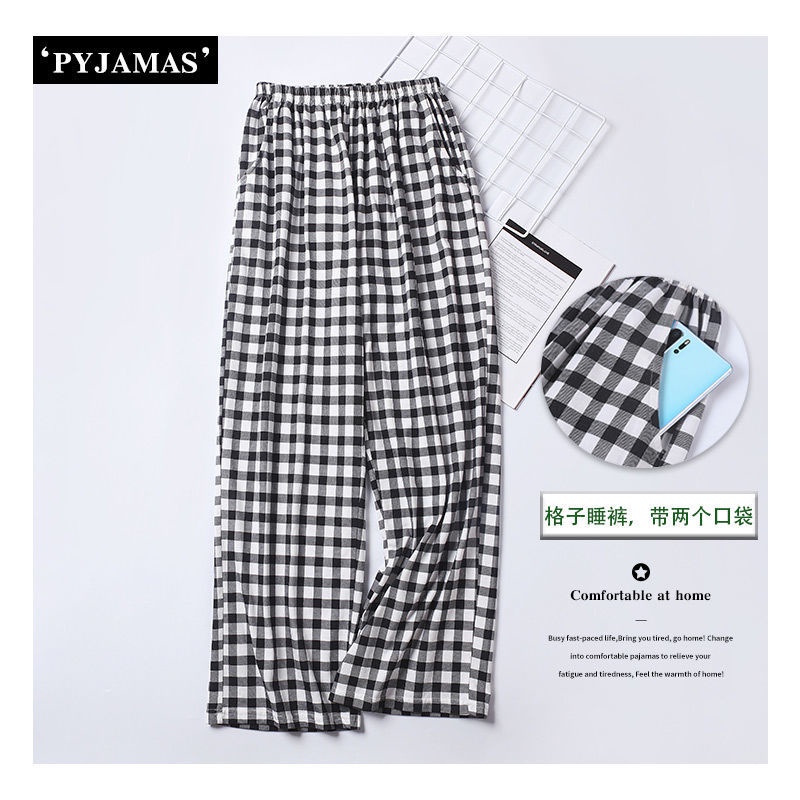 Quần Ngủ Cotton Kẻ Sọc Plus Size