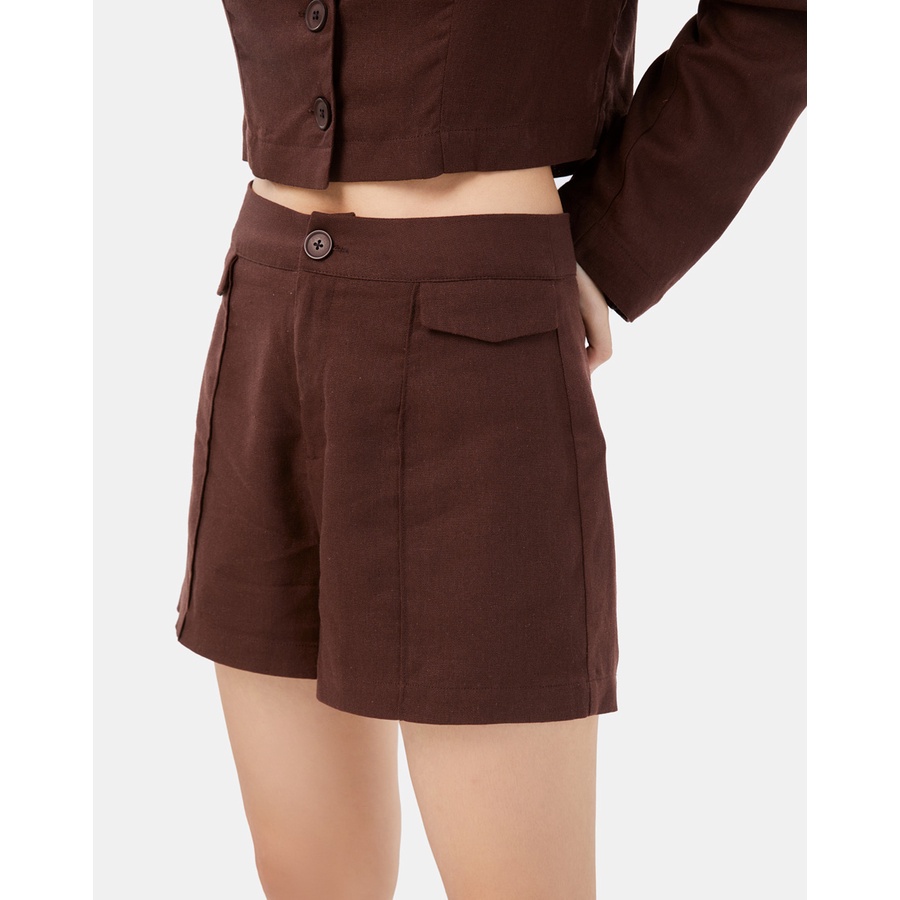 Quần Short Nữ Thời Trang JUNO Linen JNQSH018