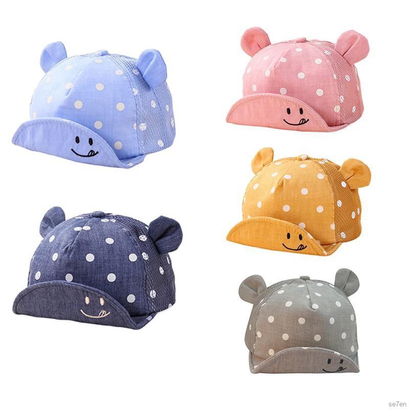 Nón lưỡi trai tai mèo xinh xắn dành cho bé