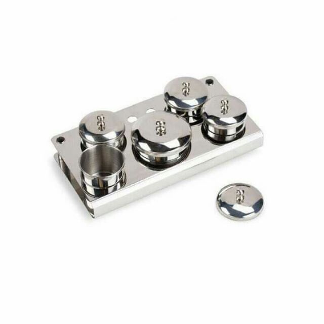 Set 5 hũ đựng lưu huỳnh
