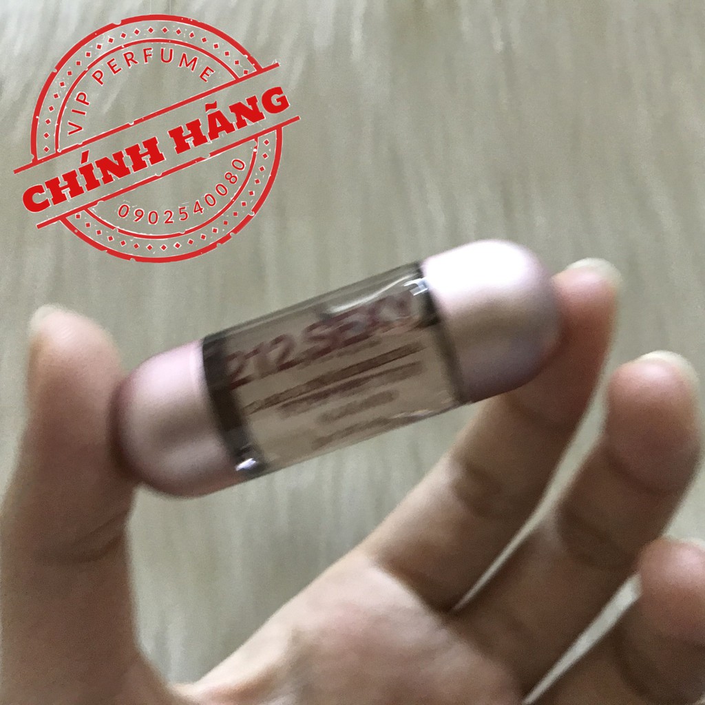 Nước hoa nữ chính hãng Carolina Herrera 212 Sexy EDP 5ml | BigBuy360 - bigbuy360.vn