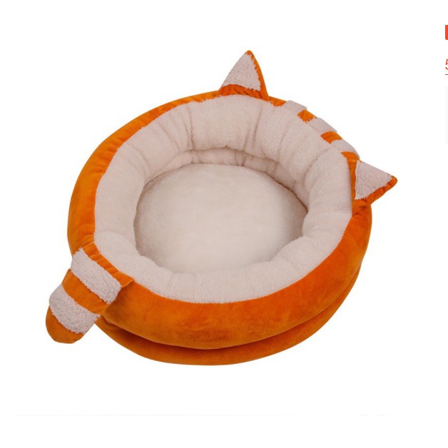 nệm tròn sang trọng cho thú cưng size 45cm