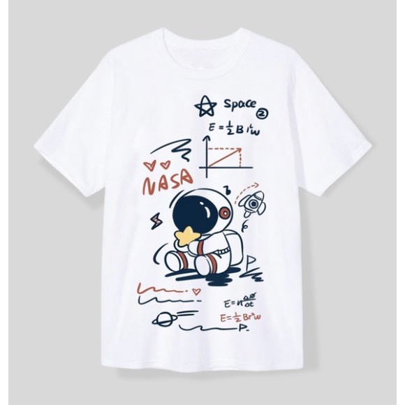 Áo thun unisex form rộng cotton 100%
