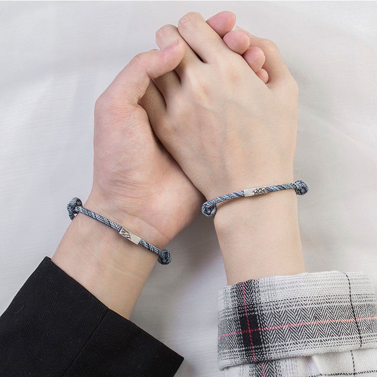 Vòng Tay Đôi Nam Nữ Biển Và Núi Asta Accessories - Vòng Tay Cặp Vải Dù Cho Cặp Đôi Tình Nhân - Biển Và Núi