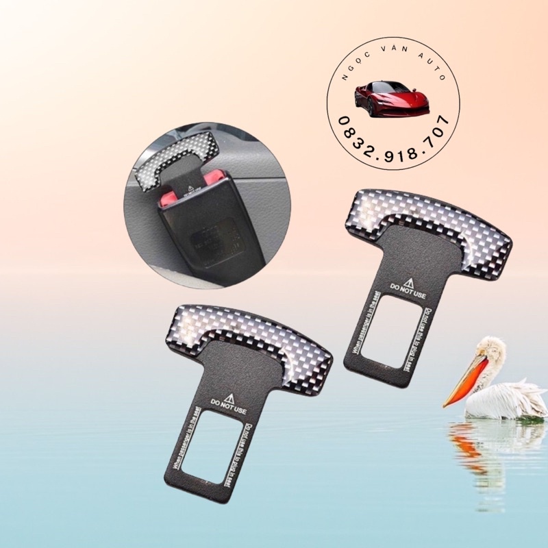 Chốt cắm dây bảo hiểm vân Carbon .