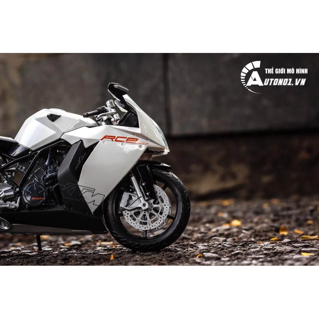 MÔ HÌNH XE KTM RC8 WHITE 1:12 JOYCITY 6804